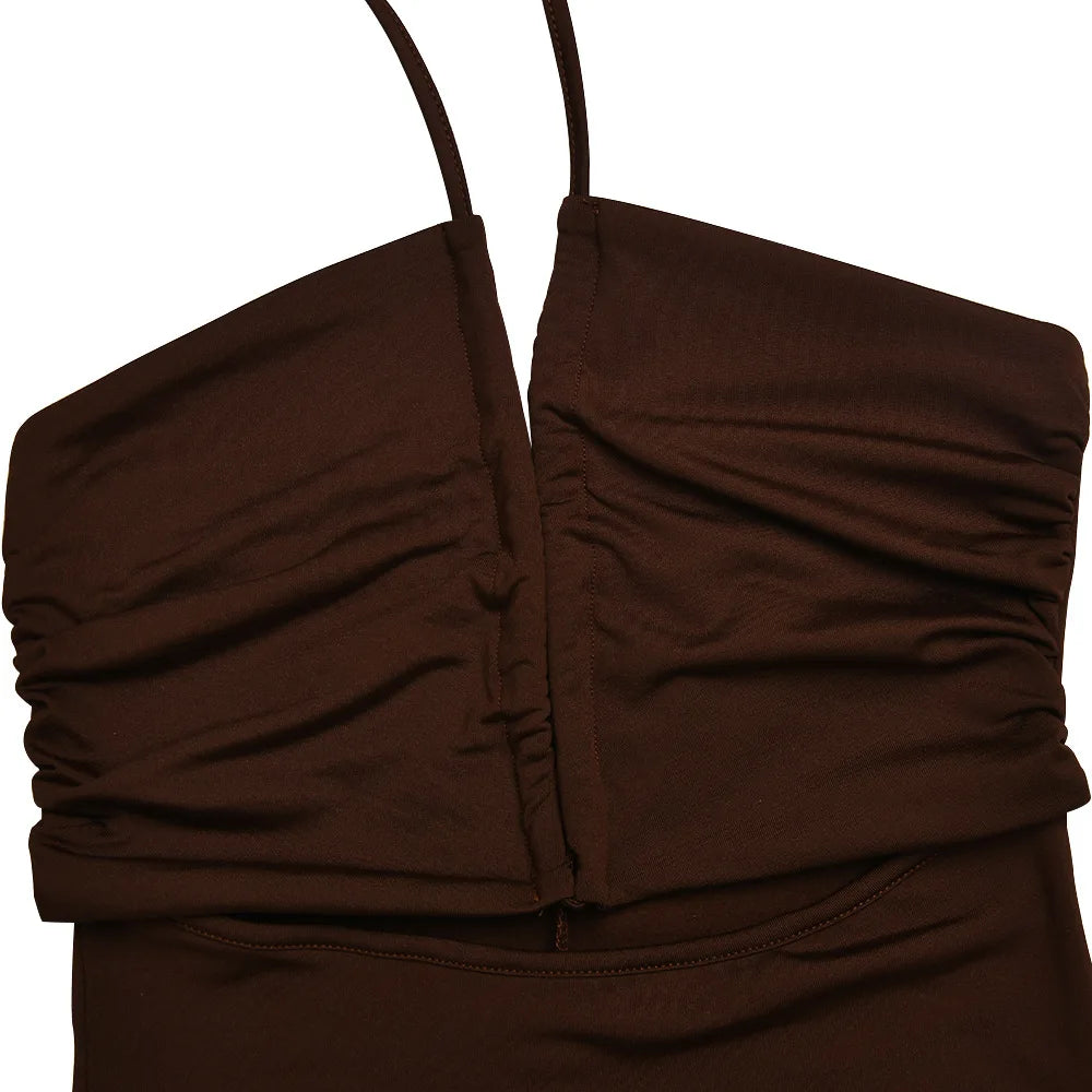 Robes midi sexy sans manches pour femme, dos nu, coupe slim, pour boîte de nuit et soirée, robe moulante élégante pour femme, vestidos elegantes para mujer