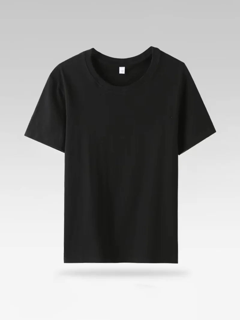 T-shirt femme 100 % coton été basique t-shirt à manches courtes hauts amples t-shirt 2024 décontracté pour femme blanc t-shirts basiques pour fille et femme