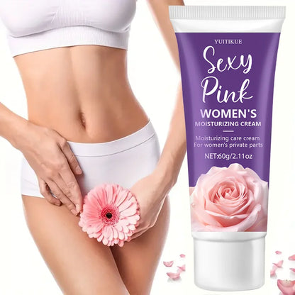 Crème intime féminine 60 g - Hydratante et désodorisante, application lisse, bonheur et santé des femmes, beauté haut de gamme, sel