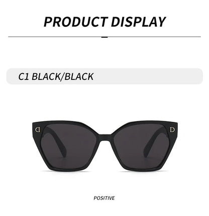 Nouvelle marque de mode de luxe lunettes de soleil pour femmes et hommes, élégantes lunettes œil-de-chat glamour pour femmes, lunettes de soleil tendance pour femmes, lunettes glamour.