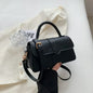 Sac à bandoulière en cuir PU pour femmes, sac à main, sac bandoulière tendance, sac vintage porté sous le bras, cartable carré