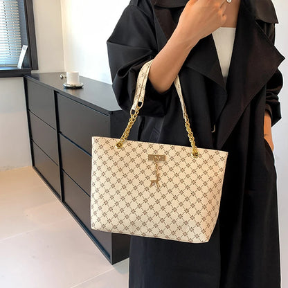 Nouveau sac à main pour la presbytie, texture en cuir souple, grand cabas grande capacité pour femme avec accessoires suspendus, sac à bandoulière