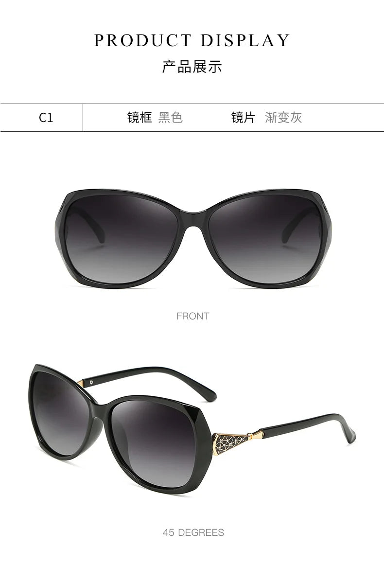 Lunettes de soleil pour femmes, lunettes polarisées, lunettes optiques, prescription personnalisée, myopie, hypermétropie