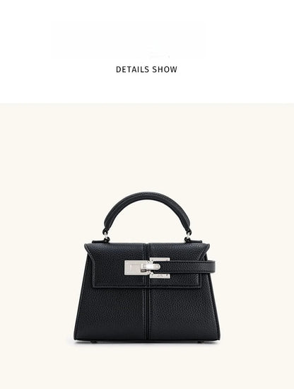 Sac trapézoïdal JW PEI, nouveau style, en cuir véritable, sac pour femme, haut de gamme, polyvalent, sac bandoulière, tendance, style niche