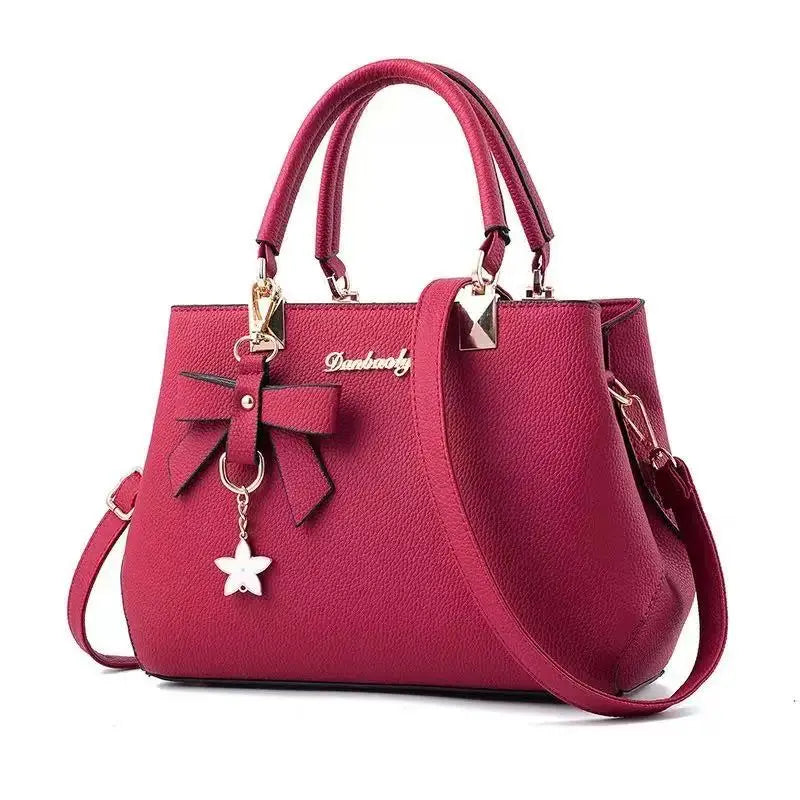 Nouvelle version coréenne tendance automne-hiver, sac pour femme avec nœud, sac portable à bandoulière, sac messager, sac « killer », sac pour maman, grande capacité