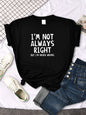 T-shirt pour femmes avec lettres imprimées originales et intéressantes, T-shirt d’été pour femme, haut T-shirt décontracté à col rond pour femme