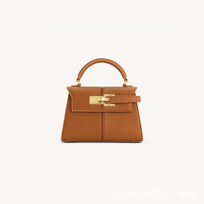 Sac trapézoïdal JW PEI, nouveau style, en cuir véritable, sac pour femme, haut de gamme, polyvalent, sac bandoulière, tendance, style niche