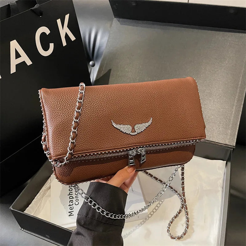Fashionable Crossbody Bags for Women Shoulder Bags Minimalist Chain Designer Bag Retro Purse and Handbags