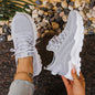 Chaussures de sport décontractées pour femmes avec maille respirante et semelles souples, chaussures de sport polyvalentes