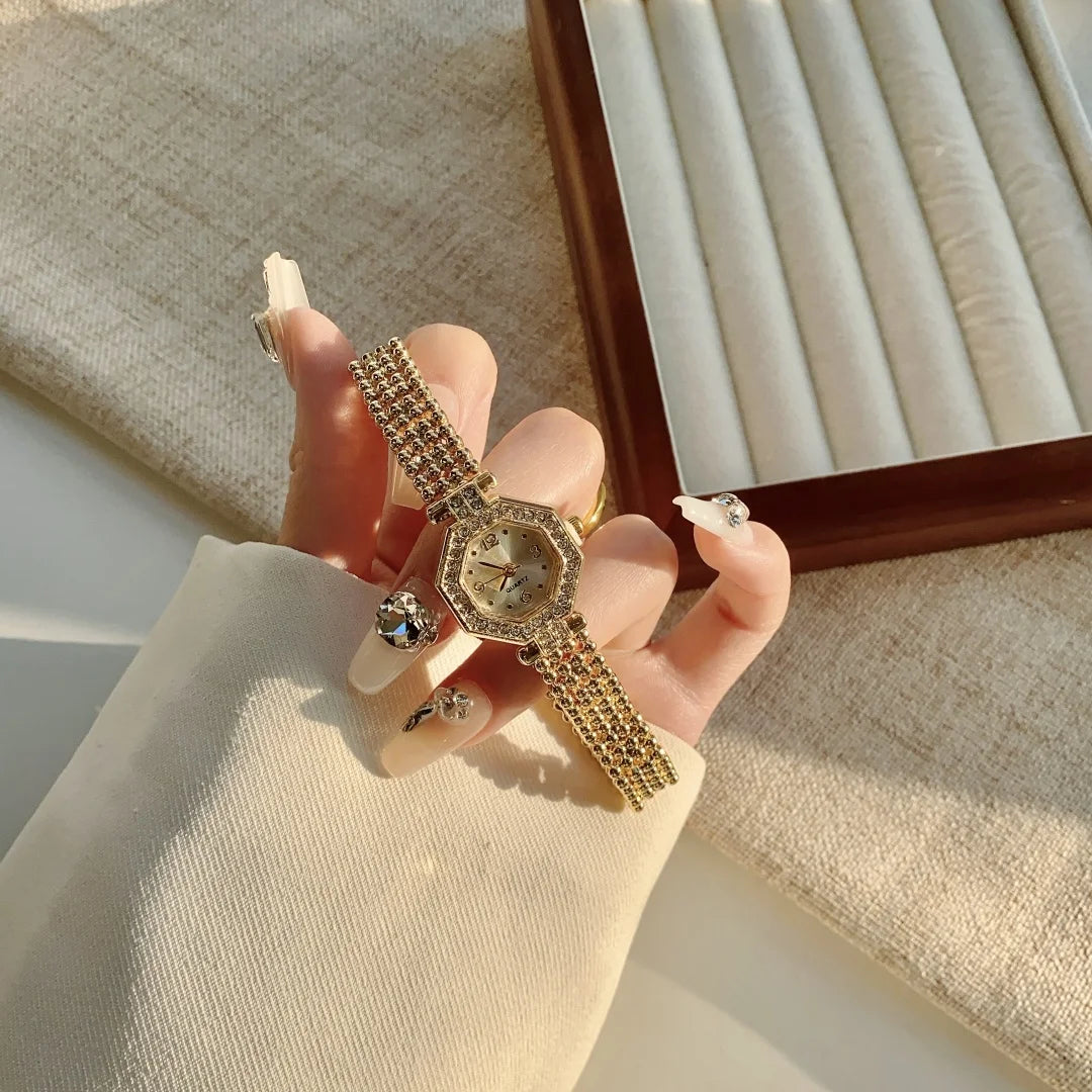 Montres pour femmes de marque haut de gamme, montres-bracelets de luxe, montre mode pour femme en or, montre bracelet élégante pour femme, horloge élégante pour femme, montre femme