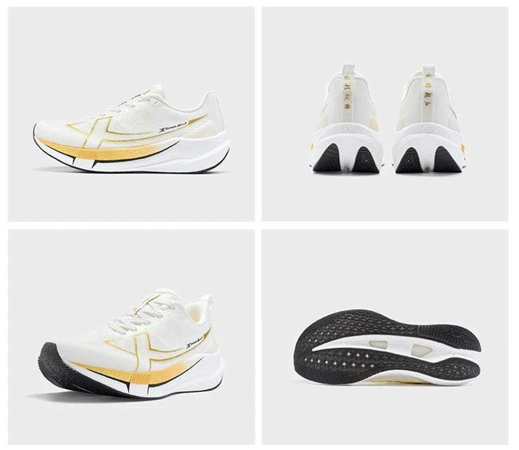 Chaussures de jogging et de course Xtep 2000km 5.0 pour femmes, amorti, design tendance, couleur durable et résistante, semelle élastique, baskets 874118110024