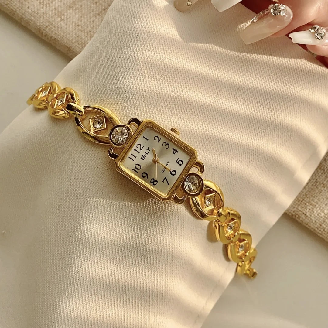 Montres pour femmes de marque haut de gamme, montres-bracelets de luxe, montre mode pour femme en or, montre bracelet élégante pour femme, horloge élégante pour femme, montre femme