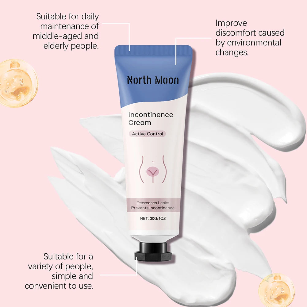 Lotion corporelle hydratante pour femmes destinée aux parties intimes, pour peau sèche et irritée, crème contre l’incontinence pour femmes, protection anti-fuites et soin de la peau