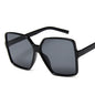 Lunettes de soleil oversize pour femme, dégradées, en plastique, de marque créateur, lunettes de soleil féminines UV400
