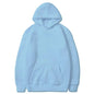 Sweat-shirts à capuche unis pour femmes avec poche, vêtements de sport et de fitness, pulls décontractés à la mode, multicolores