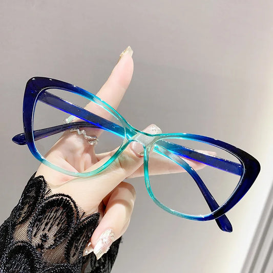 Lunettes de lecture tendance pour femmes et hommes, design luxueux, lunettes de presbytie œil de chat, protection anti-lumière bleue pour femme
