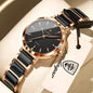 POEDAGAR Montre de luxe haut de gamme avec diamants pour femme, haute qualité, étanche, montre à quartz pour dames en acier inoxydable, montre féminine + boîte