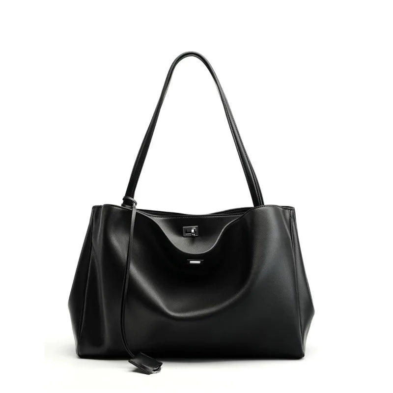 Sac à bandoulière pour femme de luxe en cuir véritable, grand sac à capacité élevée avec ailes, sac à main, sac décontracté pour fête et voyage, sacs à main Y2K, sac fourre-tout rétro
