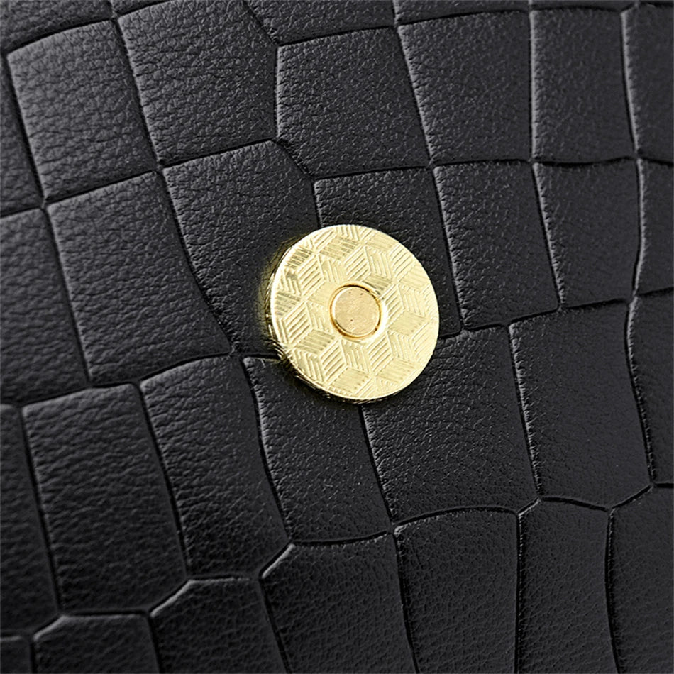 Sacs bandoulière en cuir crocodile 2024 pour femmes, sacs messager d’épaule pour femme, sacs à main et porte-monnaie de luxe de créateur pour dames.