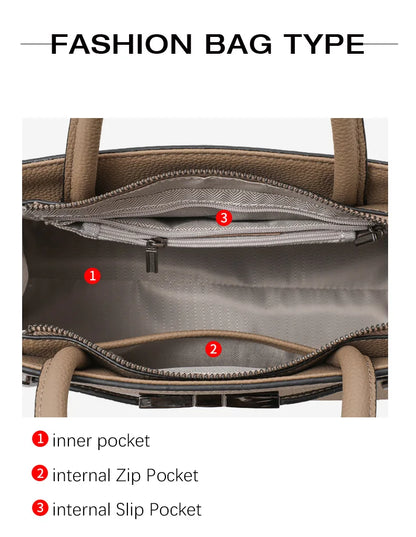 Sac pour femme en cuir véritable en cuir de vachette pleine fleur original, sac cabas simple à porter à la main ou à l’épaule, style professionnel