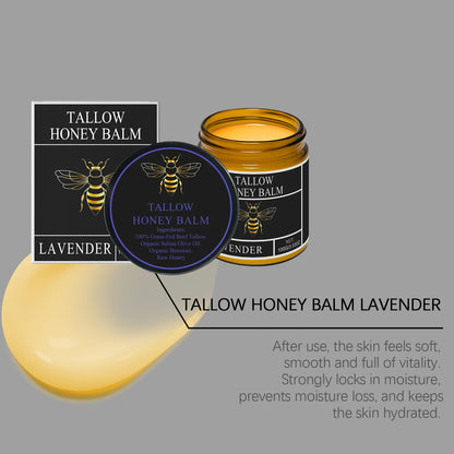 Lotion corporelle apaisante à la crème de miel et suif de bœuf, éclaircissante, atténuant les taches brunes, réduisant la mélanine, raffermissante, non grasse, hydratation durable.