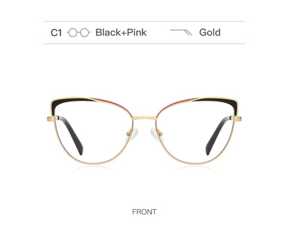 Lunettes de vue photochromiques œil de chat pour femmes JMISUS Fashion, monture papillon personnalisée, lunettes progressives anti-lumière bleue