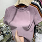 T-shirt pour femme, t-shirt pour filles, vêtements pour femmes, hauts, t-shirt en coton, t-shirt féminin à manches courtes, tee-shirt de printemps, haut sexy Y2K, blanc