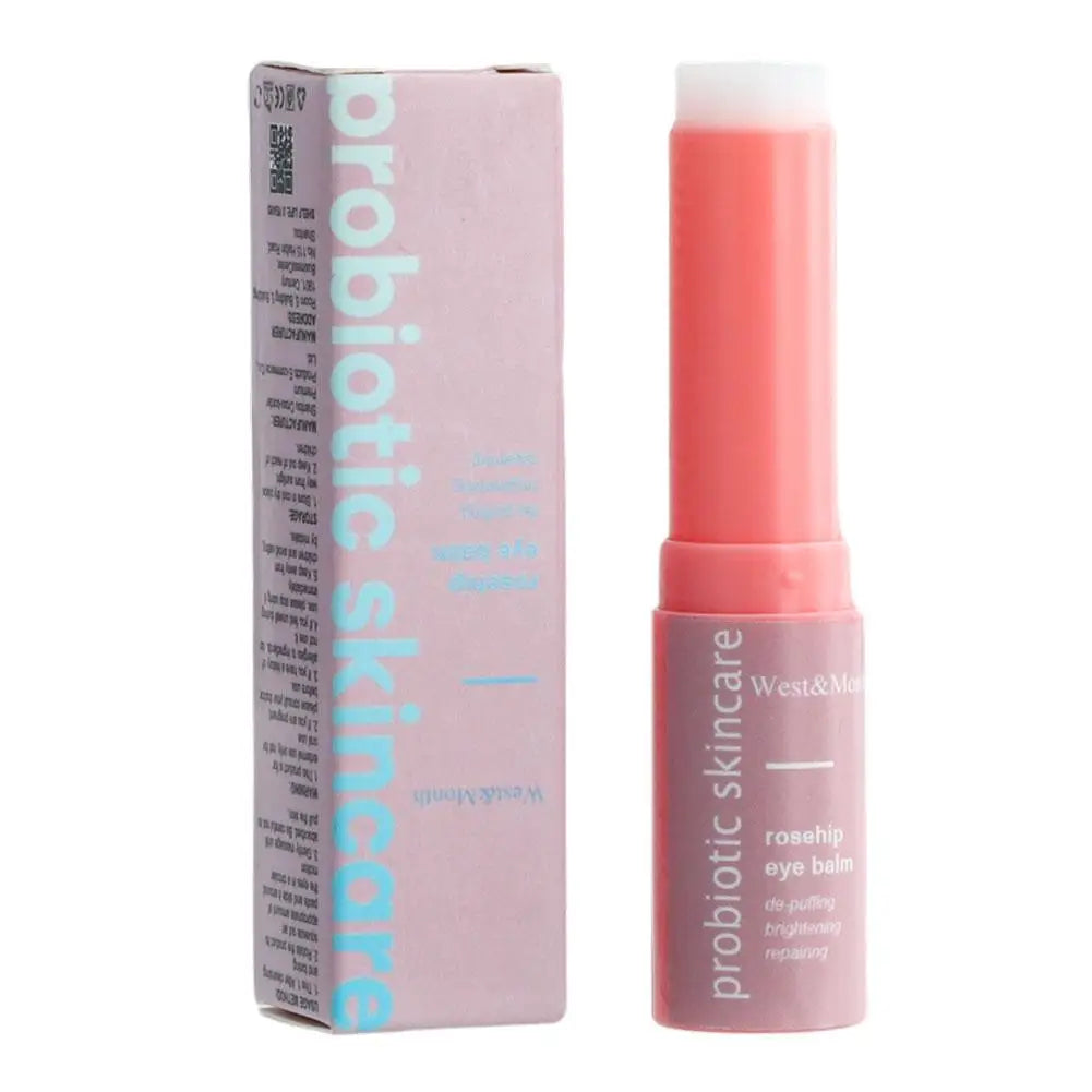 2 pièces pour femmes Baume contour des yeux extra rénovateur à l’églantier hydratant en stick, stick baume liftant et hydratant, estompe les ridules et réduit les poches sous les yeux