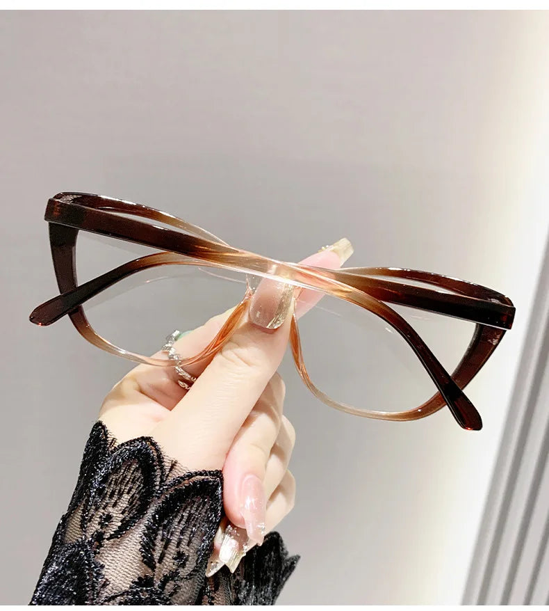 Lunettes de lecture tendance pour femmes et hommes, design luxueux, lunettes de presbytie œil de chat, protection anti-lumière bleue pour femme
