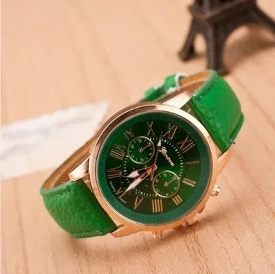 Montres pour femmes de marque, style sport et mode, montre pour dames, montre en cuir, montres-bracelets à quartz pour hommes, filles et femmes, montre femme