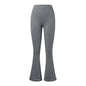 Leggings mode micro corne pour femmes, pantalon de sport à taille en V dans le dos, taille haute, effet push-up pour les fesses, pantalon de gym uni, slim, leggings décontractés