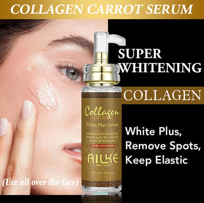 Ensemble de soins de la peau au collagène AILKE pour femmes, hydratant, blanchissant, élimine les taches de rousseur, les taches brunes, les points noirs, kit éclaircissant pour la peau