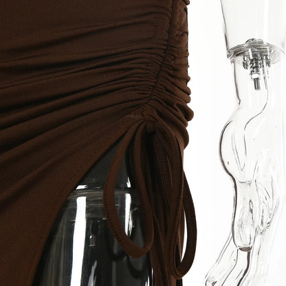 Robes midi sexy sans manches pour femme, dos nu, coupe slim, pour boîte de nuit et soirée, robe moulante élégante pour femme, vestidos elegantes para mujer