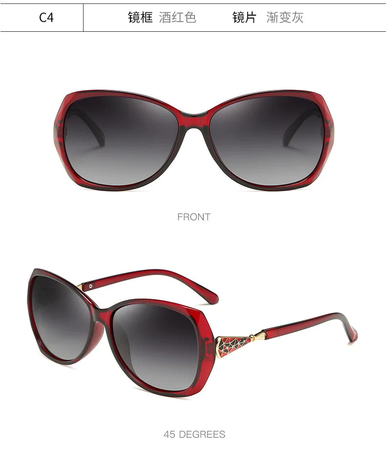 Lunettes de soleil pour femmes, lunettes polarisées, lunettes optiques, prescription personnalisée, myopie, hypermétropie