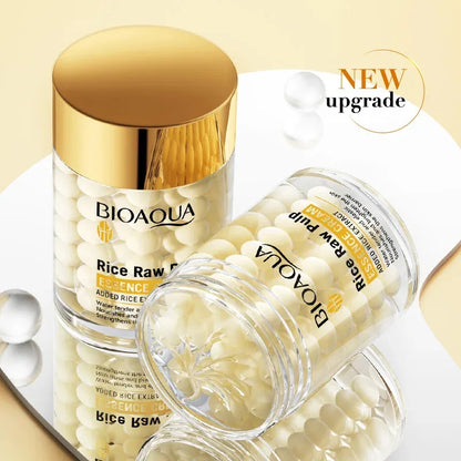 Crème essence hydratante profonde au riz BIOAOUA, crème visage éclaircissante et hydratante, crème raffermissante et rajeunissante, soin de la peau pour femmes