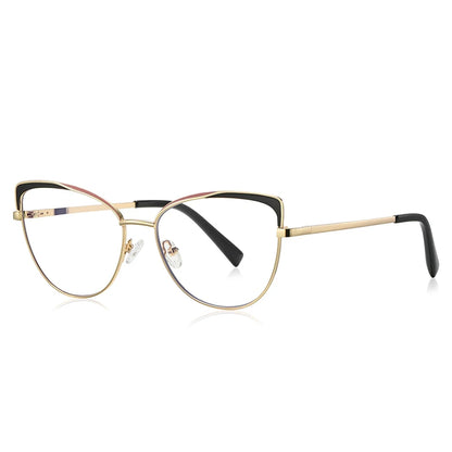 Lunettes de vue photochromiques œil de chat pour femmes JMISUS Fashion, monture papillon personnalisée, lunettes progressives anti-lumière bleue