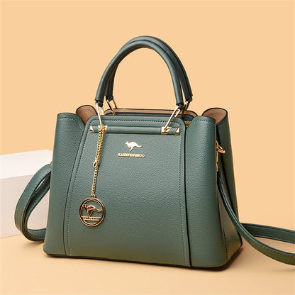 Sac bandoulière de luxe pour femme 2024, designer à 3 couches, grand sac à main en cuir à grande capacité pour femme, sac shopper de marque, sac fourre-tout messager.