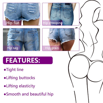 Fesses sexy avec une grande quantité d’huile essentielle pour femmes afin de relever, raffermir et embellir efficacement les fesses.