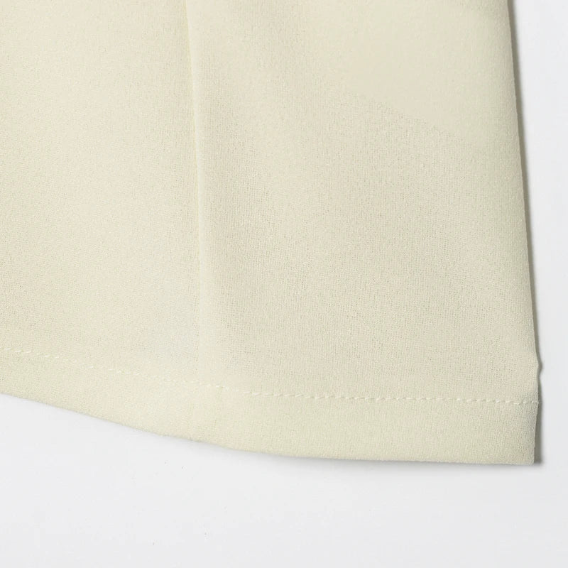 T-shirt femme d'été beige violet à manches courtes, haut élégant féminin plissé effet amincissant, nouveau haut femme printemps 2026