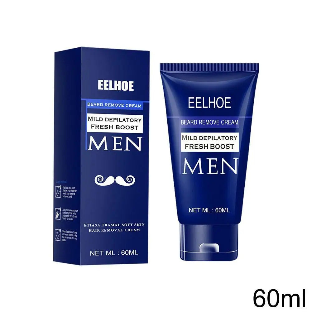 Crème dépilatoire pour hommes et femmes, indolore, lisse et rafraîchissante, redessine la confiance en soi, profitez d’une peau soyeuse, 60 ml/100 g