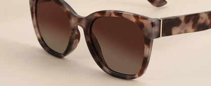Lunettes de soleil polarisées œil de chat ZENOTTIC Fashion pour femmes - Lunettes de soleil surdimensionnées avec protection UV400, style rétro et design créateur