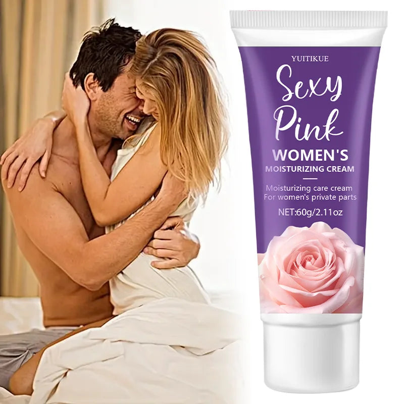 Crème intime féminine 60 g - Hydratante et désodorisante, application lisse, bonheur et santé des femmes, beauté haut de gamme, sel