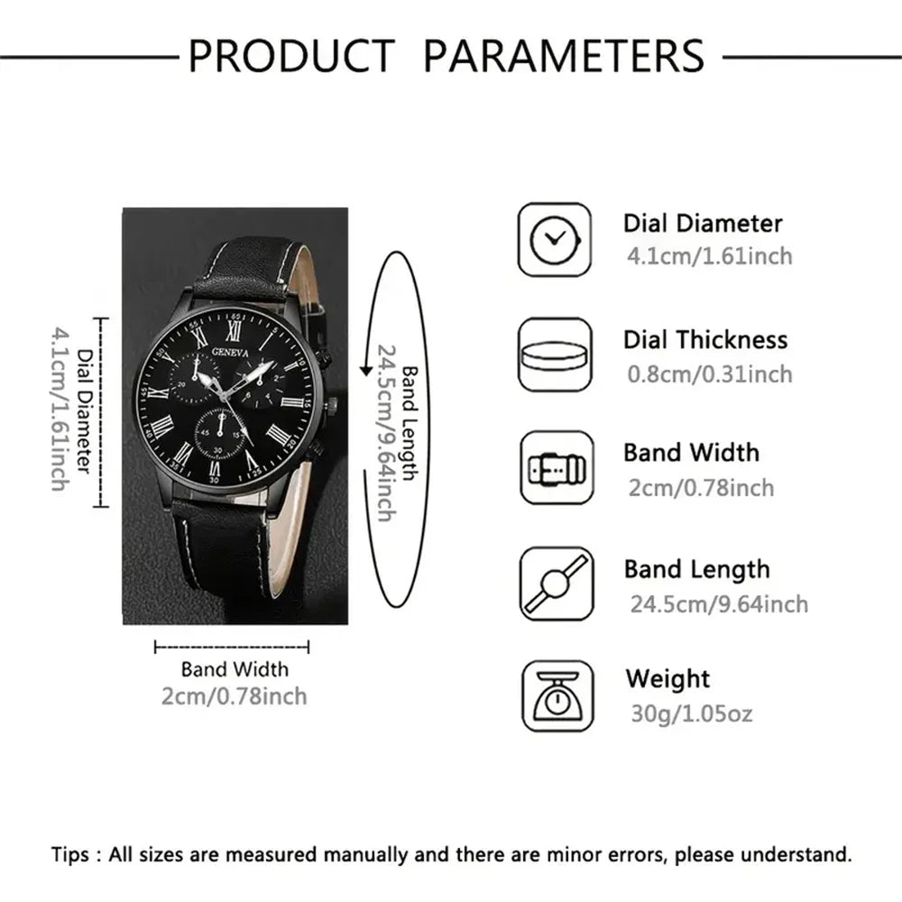 MSCXDK Marque Ensemble de 2 montres décontractées tendance en cuir pour couple, montres-bracelets à quartz pour femme avec cadran simple, montre habillée Montre Femme