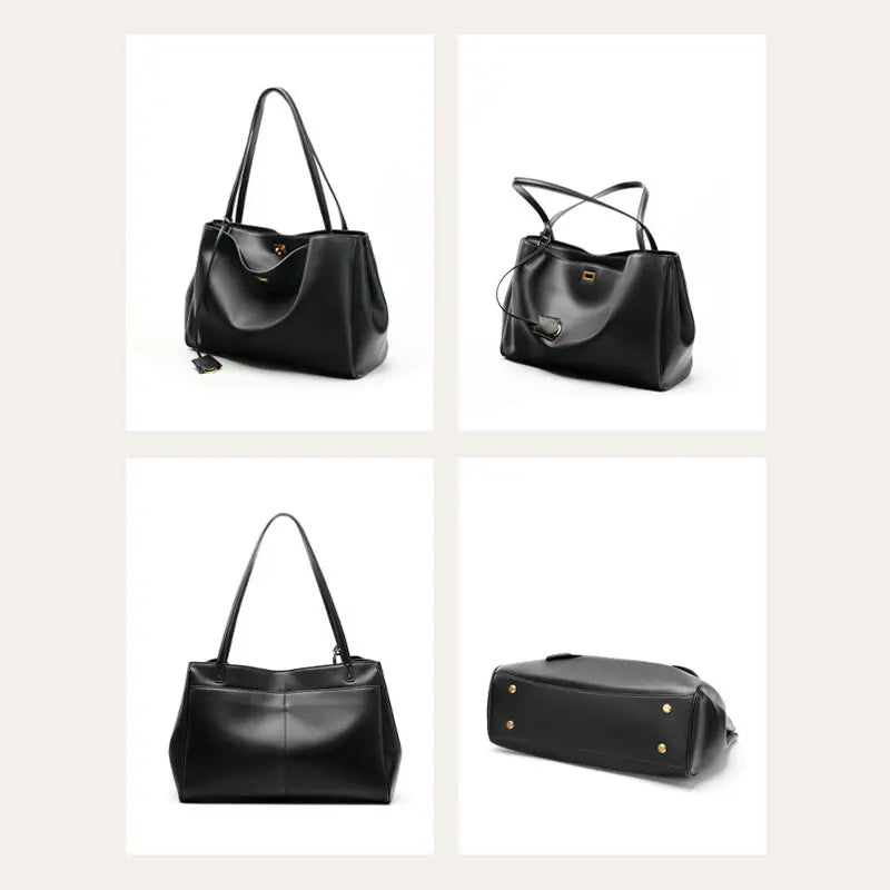 Sac à bandoulière pour femme de luxe en cuir véritable, grand sac à capacité élevée avec ailes, sac à main, sac décontracté pour fête et voyage, sacs à main Y2K, sac fourre-tout rétro