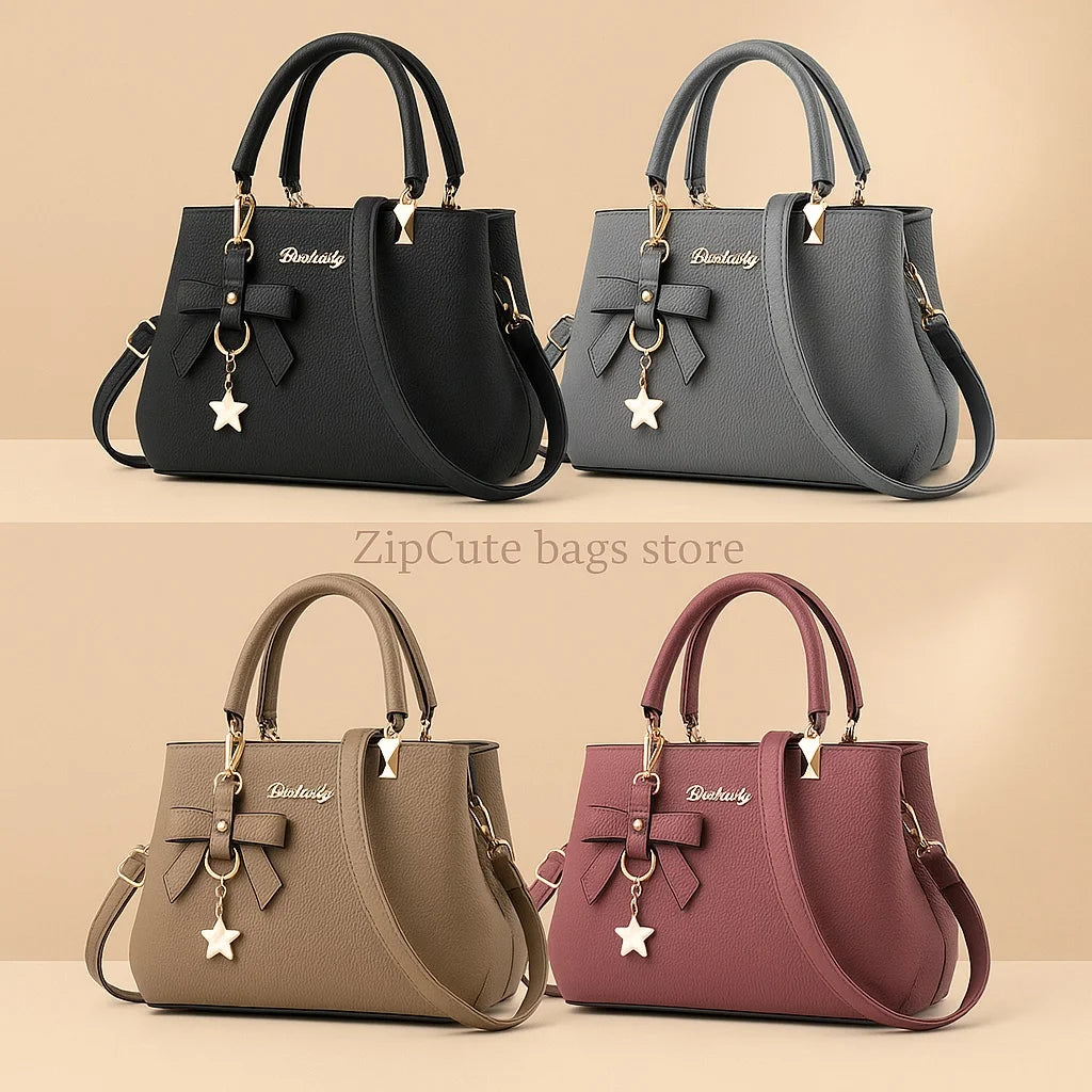 Nouvelle version coréenne tendance automne-hiver, sac pour femme avec nœud, sac portable à bandoulière, sac messager, sac « killer », sac pour maman, grande capacité